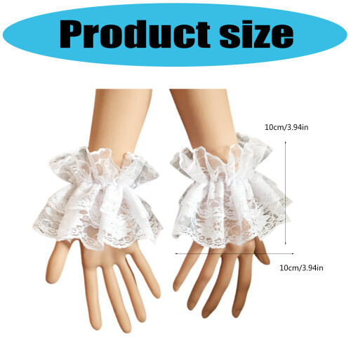 Airy Mesh Wrist Guards Sun Protective Wear Stretch Design White 2