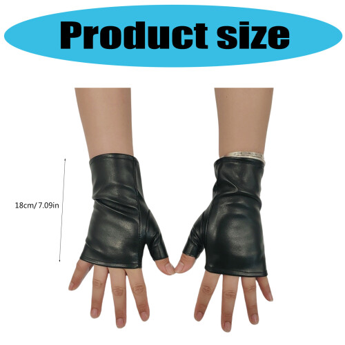 Gants sans doigts, embellissements esthétiques Punk, 2
