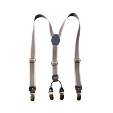 Classical Y Back Suspenders Elastic Rubber Straps For Adults