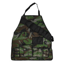 Grillschürze im Camouflage-Look für den ultimativen Outdoor-Profi, professionelle Aufbewahrungsmöglichkeit für Küchenutensilien mit
