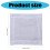 Pocket Square White Handkerchief for Various Occasion 3