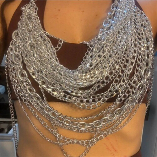 Moderne borstketting Lichaamssieraden Punk Thema 2