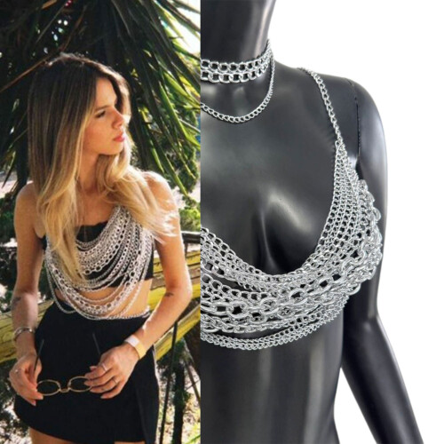 Moderne borstketting Lichaamssieraden Punk Thema 1