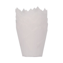 Tulpenförmige Backförmchen, elegante Präsentation für vielseitige Anlässe, perfekt zum Frischhalten von Gebäck, ohne dabei an Spielbarkeit