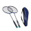 Badmintonschläger-Set für 2 Spieler, leichte 1