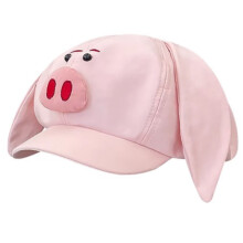 Casquettes thème cochon, chapeau octogonal de dessin animé,