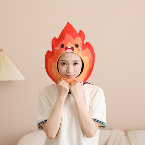 Flame Design Headgear Hat Comfortable Headpiece for School Event 2