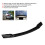 Glänzend Schwarz Duckbill Trunk Spoiler Flügel Fit 15