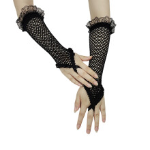 Lace Fishnet Gloves Comfortable And Breathable Fingerless Gloves