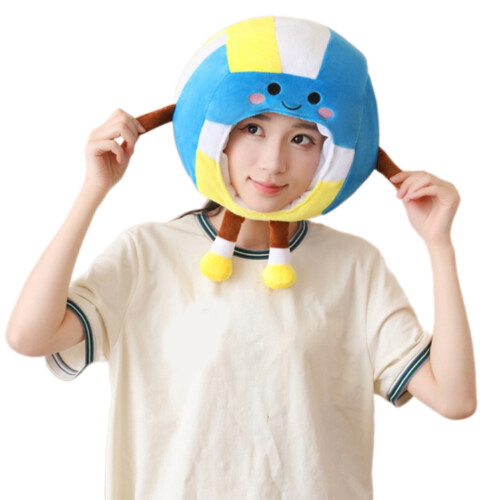 Couvre-chef sur le thème du volley-ball, accessoires complets