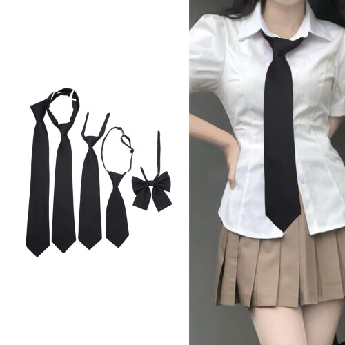 Polyester Adjustable Pretied Tie Japanese JK School Uniform 1
