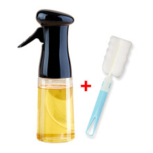 Olivenöl-Sprühflasche für Küchengeräte, hochwertiger Glas-Ölspender mit Sonnenschutz und präziser Öldosierung, 2-in-1-Sprühflasche für