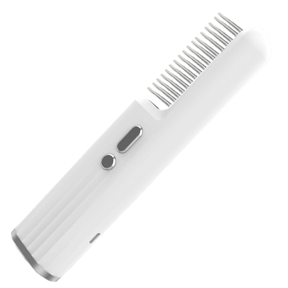 Hair Straightener Brush Sandalwood Handle Hair Oil Spray Brush Straightening Comb For All Hair Types Frizzy Long Hair