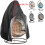 Rattans Eggshells Swing Chair-Großer Reißverschlussstil 2