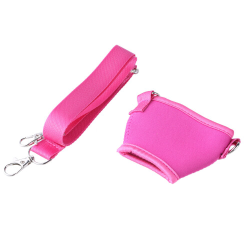 5 Stück verstellbare Weinglas-Lanyards,-rose Red M