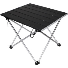 Bærbart udendørsbord med vandtæt overflade og letvægtsdesign, foldbart campingbord til picnic, vandreture, fiskeri, strandbrug, robust og