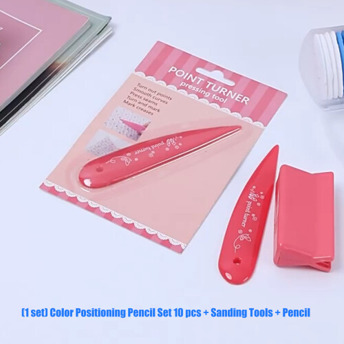 Sewing Marking Tool Set with Tailor's Chalks Plastic Bone Folder 1