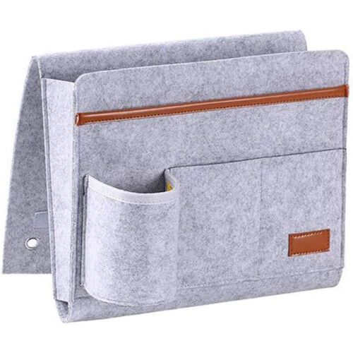 Organizer da comodino per divano e poltrona, in materiale resistente, con scomparti multipli per un facile accesso a dispositivi e accessori, elevata 2