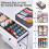 Sophisticated Sock Organizer Drawer Divider, Visualized Grid Storage, Non-woven Fabric, Sturdy Plastic Boards for Multi-layered Storage Solutions 5