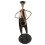 Saxophonspieler-Statue, handgefertigt, Eisen, 8