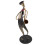 Saxophonspieler-Statue, handgefertigt, Eisen, 9