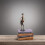Saxophonspieler-Statue, handgefertigt, Eisen, 12