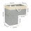 Stair Basket Foldable Storage Basket Suitable for-brown beige 6