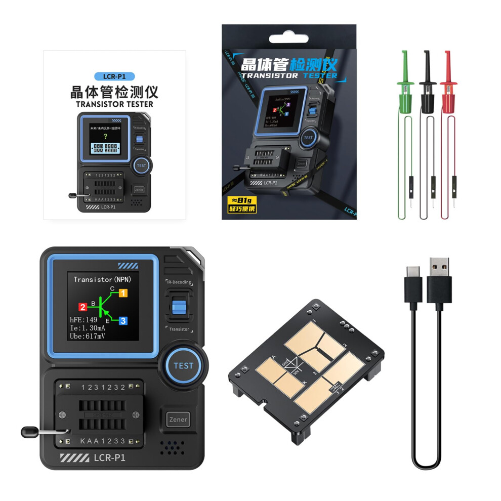 Tester Model Multifunction Electronic Component Meter With Color Lcd Display For Semiconductor Analysis Tool 9105992786824