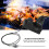 Electronic Igniter for Outdoor Fire Systems, Push Button Ignition Kit with Grounded Spark Wire and Ceramic Electrode Mount, Fire Pit Ignitor 5