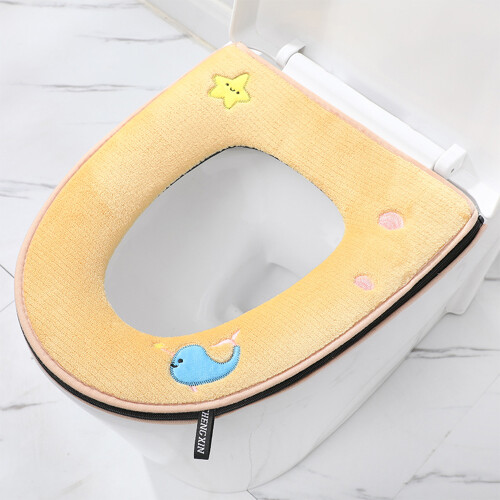 Toilet Comfort Revolution, Κάλυμμα Λεκάνης από Χοντρό & Πλούσιο Υφασμάτινο, με Σχέδιο Σκύλου 2