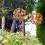 Metallblumen für draußen, Gartenpfähle, dekorative-DN 7