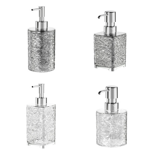 Cosmetic Foam Bottle Dispenser Foam Container-Clear Square 1