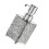 Bathroom Hand Sanitizers Container-Transparent  Gray Square 1