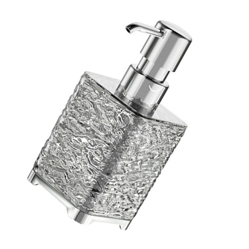 Bathroom Hand Sanitizers Container-Transparent  Gray Square