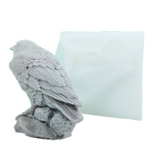 3D-Krähen-Kerzenformen, Silikonform, Gussformen für-D426