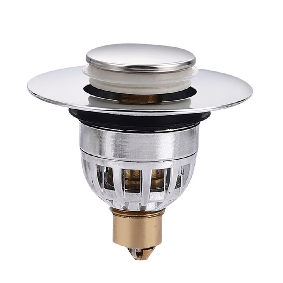 Sink Stopper Universal Fit, Versatile Bathroom Drain Stopper, For Various Sinks, Easy Maintenance 9323874407388