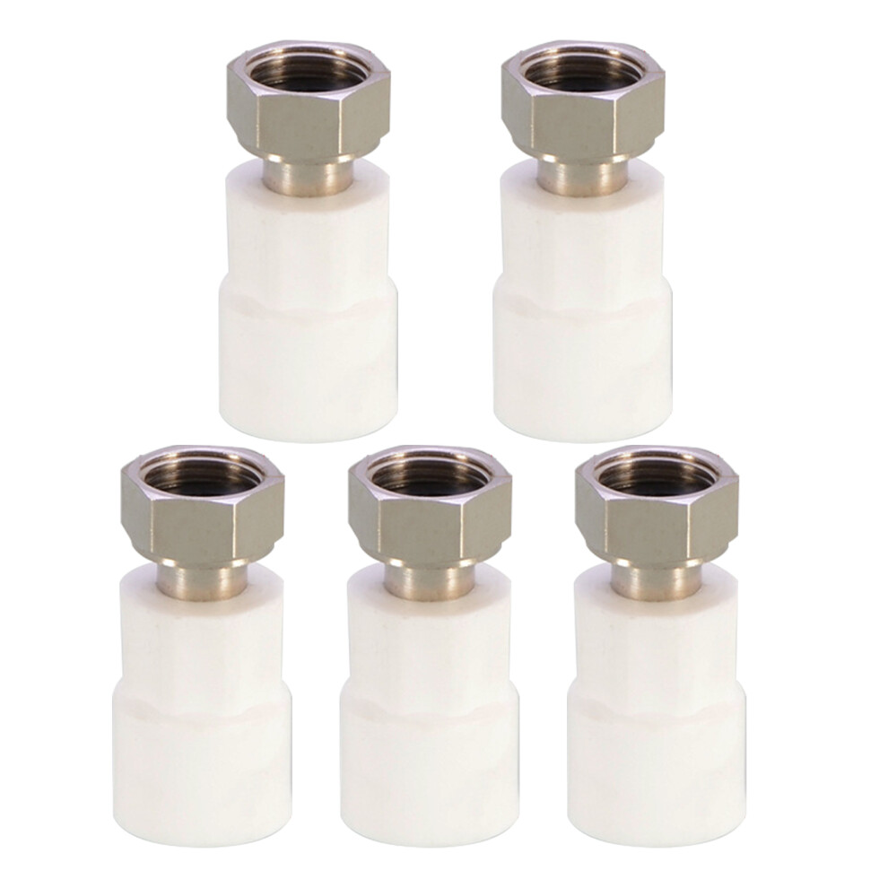 Stainless Steel Plumbing Connector Brass Hose Adapter Universal Pipe Connector Water Line Adapter Compression Fitting Faucet Supply Line With Rubber G 9198585880917