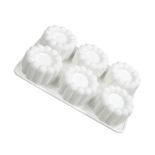 Concave Chocolate Mold Silicones Candle-round concave flower