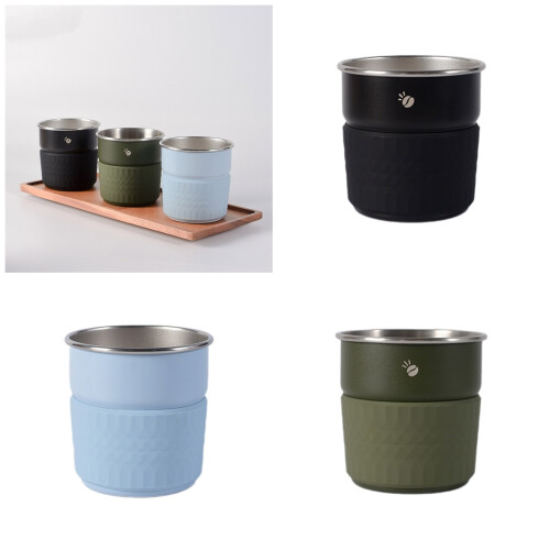 Functional and Long lasting Coffee Cup with 300ml-Blue 300ml 2