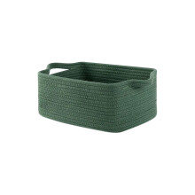 Panier décoratif tissé élégant améliorant-Vert armée