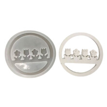 Flower Wreath Silicones Molds for Epoxy Resin-2 flowers