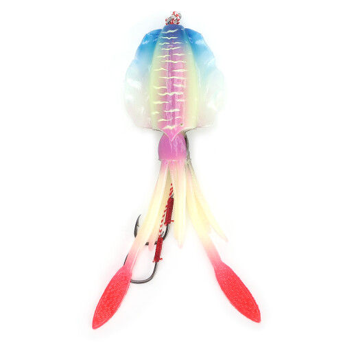 Angeln Tintenfisch Köder Octopus UV Leuchtende 2