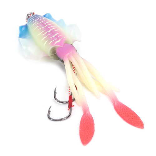 Angeln Tintenfisch Köder Octopus UV Leuchtende 1