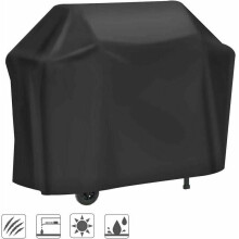 Telo di copertura per barbecue da esterno, copertura per barbecue, materiale resistente all'acqua e anti-UV per barbecue a 3-4 bruciatori, copertura