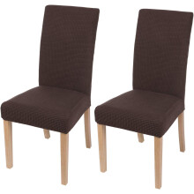 Eleganti coprisedie da pranzo, 100% impermeabili, set da 4, proteggi il tuo investimento con tessuti jacquard elasticizzati, facili da pulire,