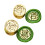 2Pcs Scrapbooking Theme Wax Seal Stamp Head for-01 plus 02 1