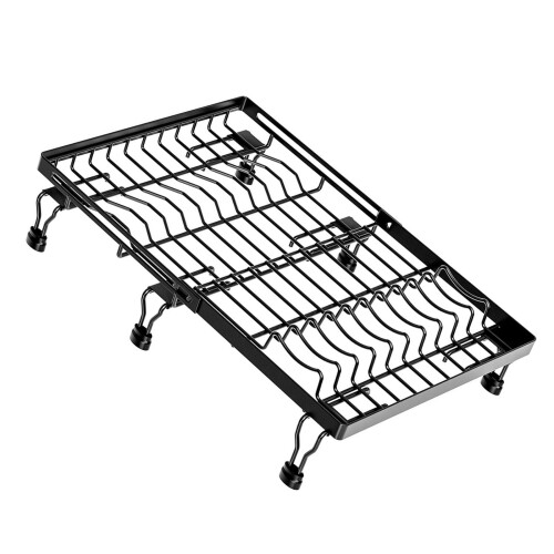 Expandable Sink Rack Counter Organizer Shelf with Drainer-1