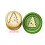 2Pcs Scrapbooking Theme Wax Seal Stamp Head for-01 plus 02 4