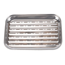 Compagno versatile per la cucina da esterno, vassoi per griglia resistenti al calore e antifiamma per un'esperienza di cottura senza pari, ideali per