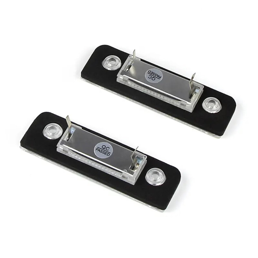 Led License Plate For Ford Fiesta Fusion Mondeo Mk2 Canbus No Error 2Pcs Light/White 9323874406220